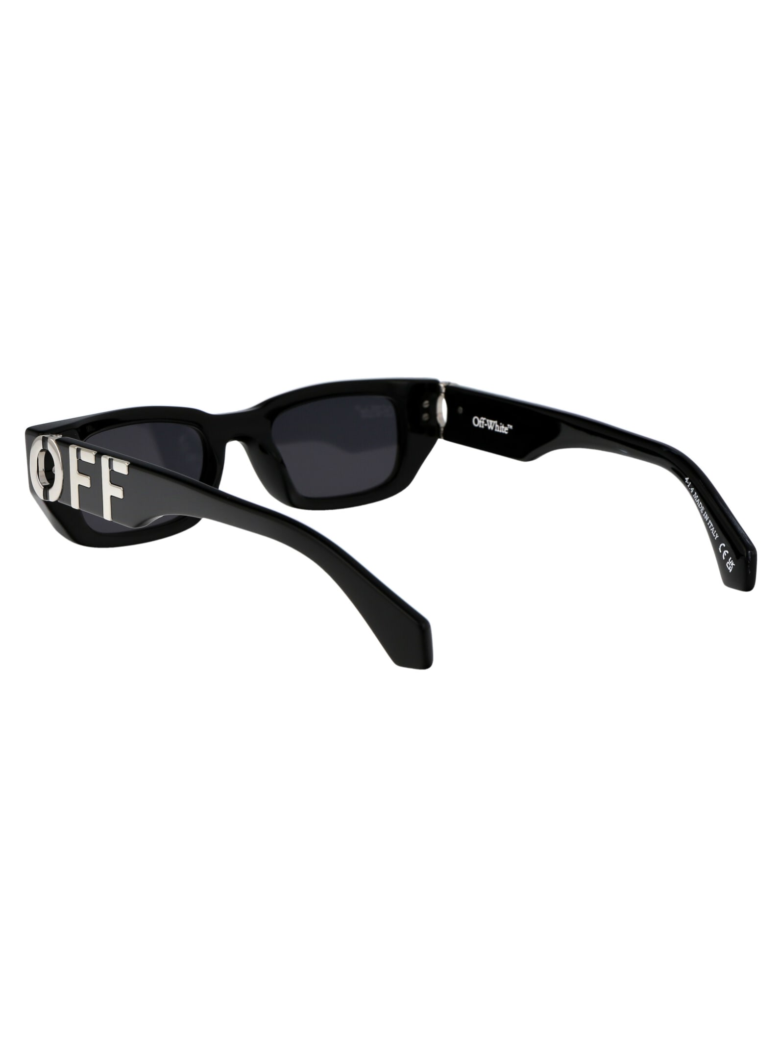 Shop Off-white Fillmore Sunglasses In 1007 Black Dark Grey