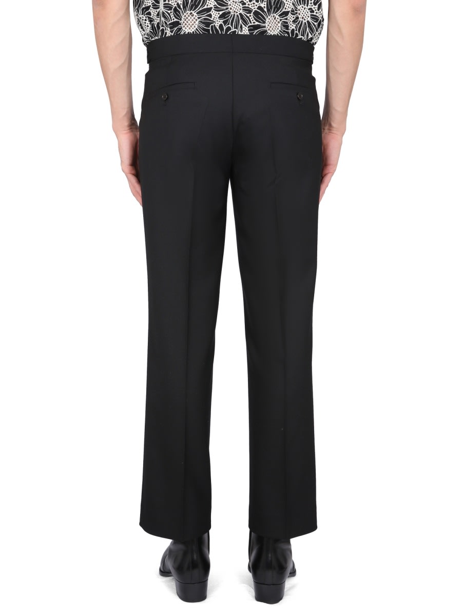 Sunflower Tailored Black Pants With Pleated Design In Black