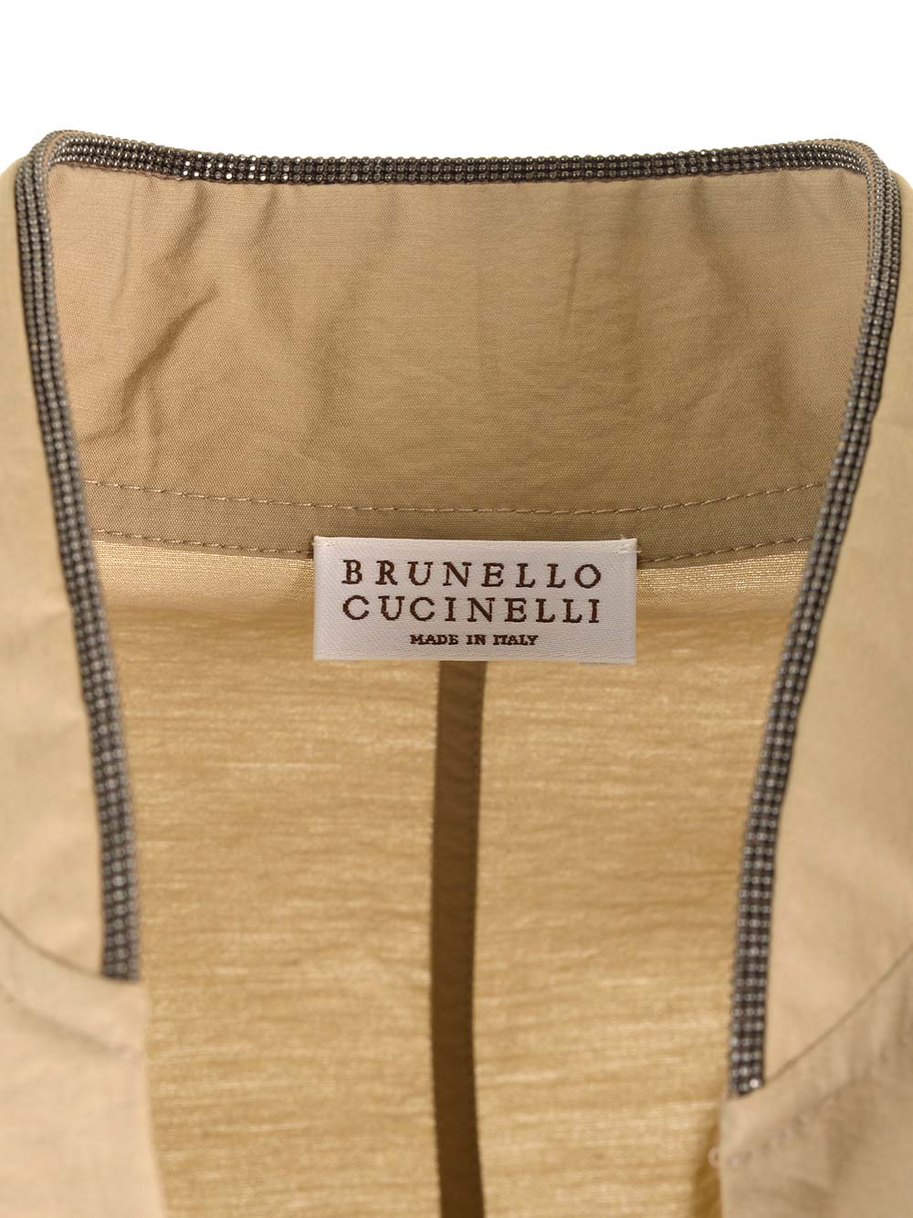 Shop Brunello Cucinelli Long Cotton Dress With Belt In Beige