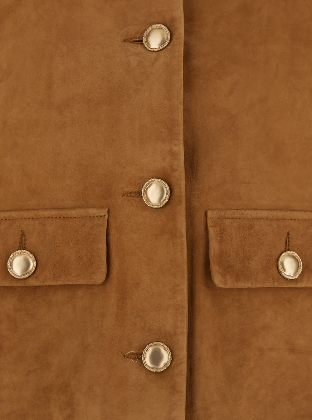 ARMA GAYA BROWN JACKET IN SUEDE WOMAN