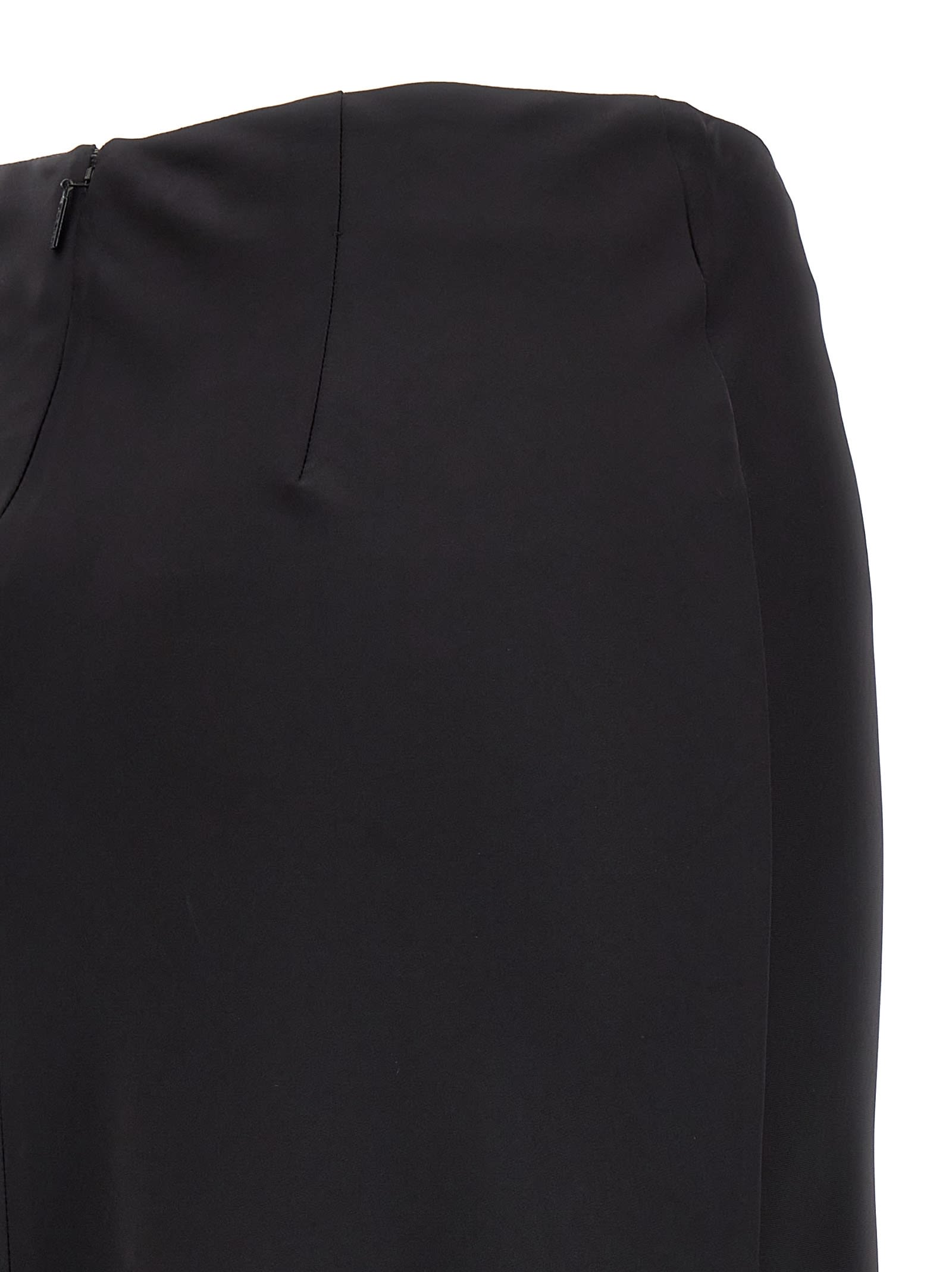 Shop Pinko Conversion Skirt In Nero Limousine