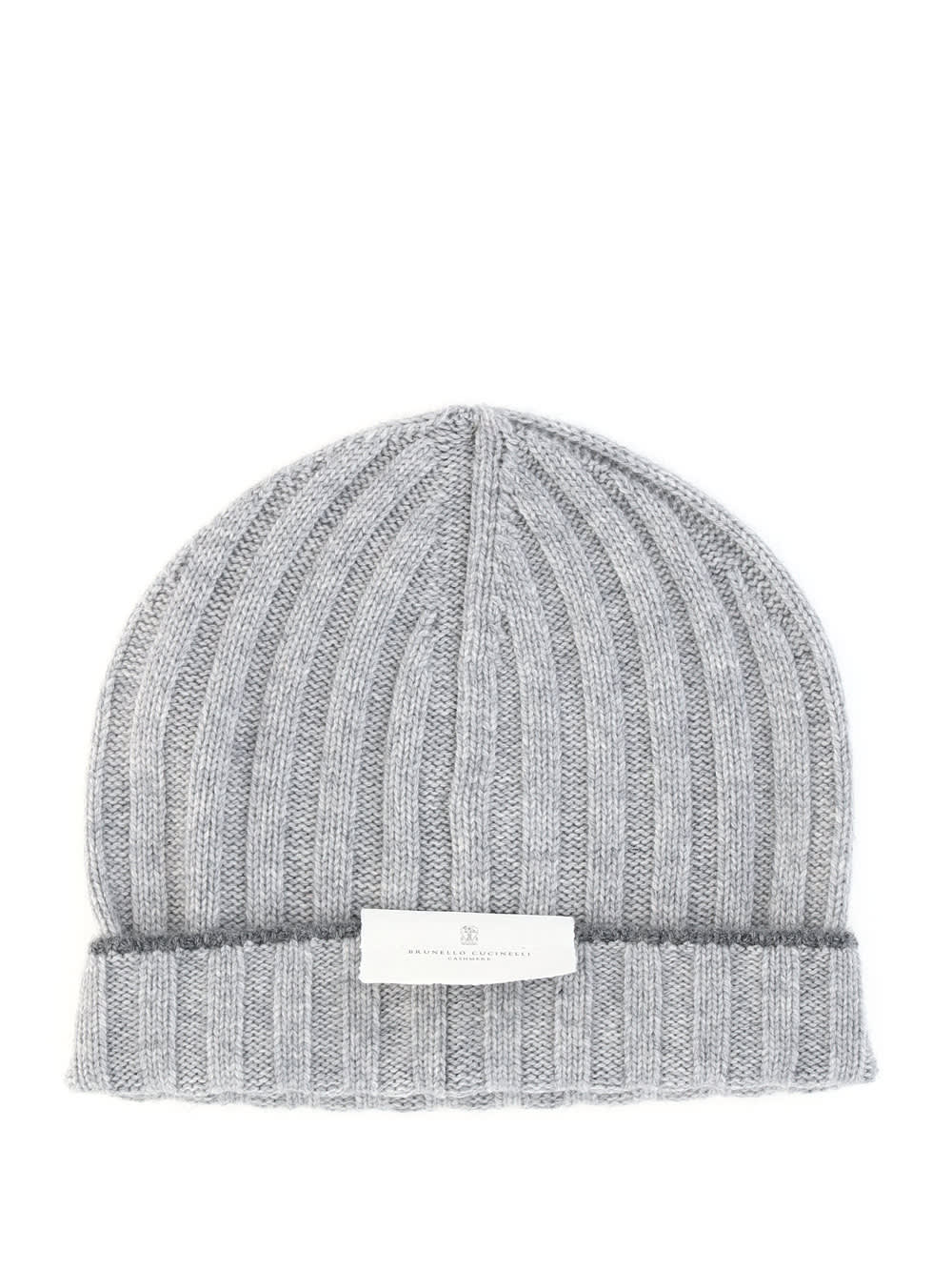 Shop Brunello Cucinelli Beanie Hat In Grey