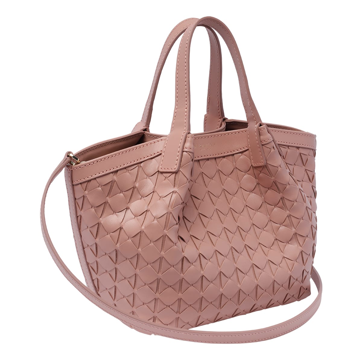 Shop Serapian Mini Secret Mosaico Hand Bag In Pink