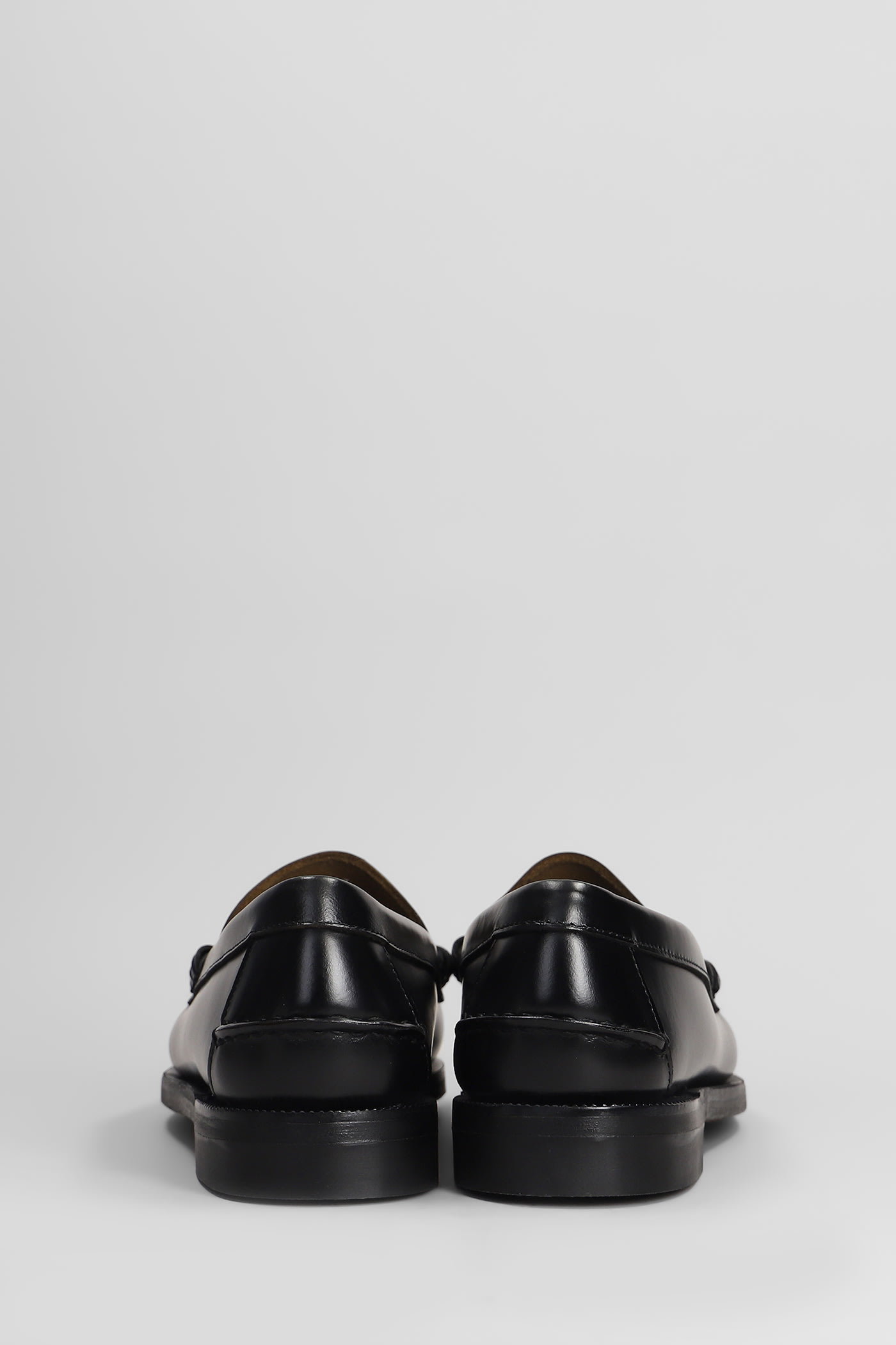 Sebago Black Pull-on Loafers