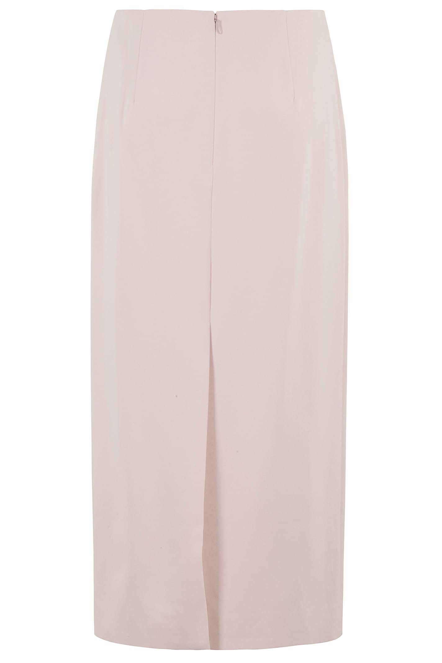 Theory Mid-length Straight Skirt In D Blush