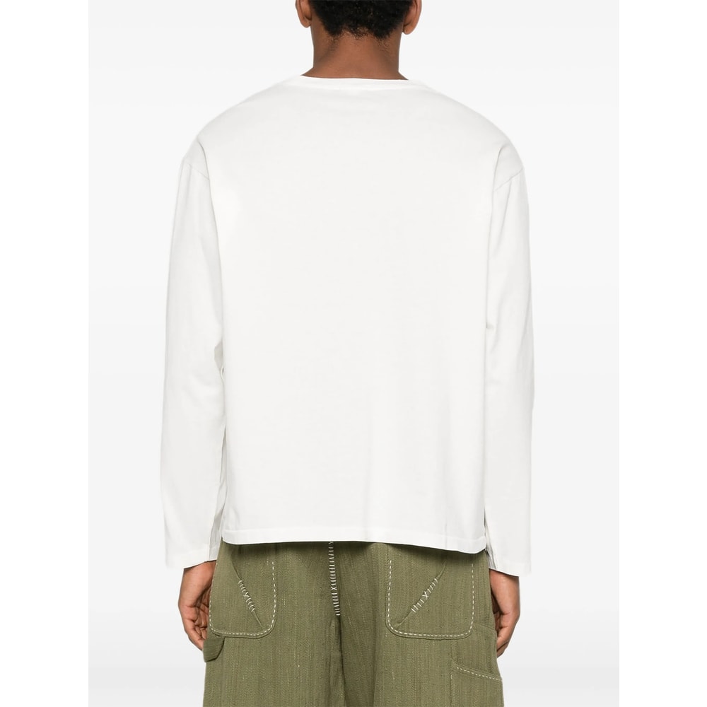 Bode Campground Printed Cotton Jersey T-shirt In Gray