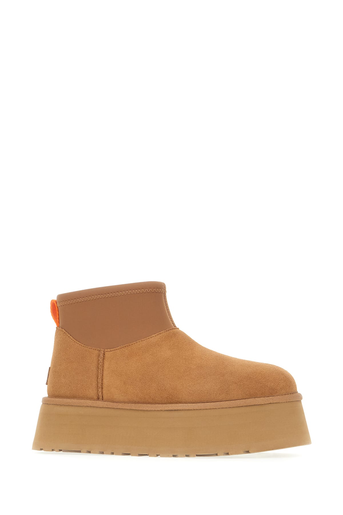 Ugg Biscuit Suede Classic Mini Dipper Ankle Boots In Brown