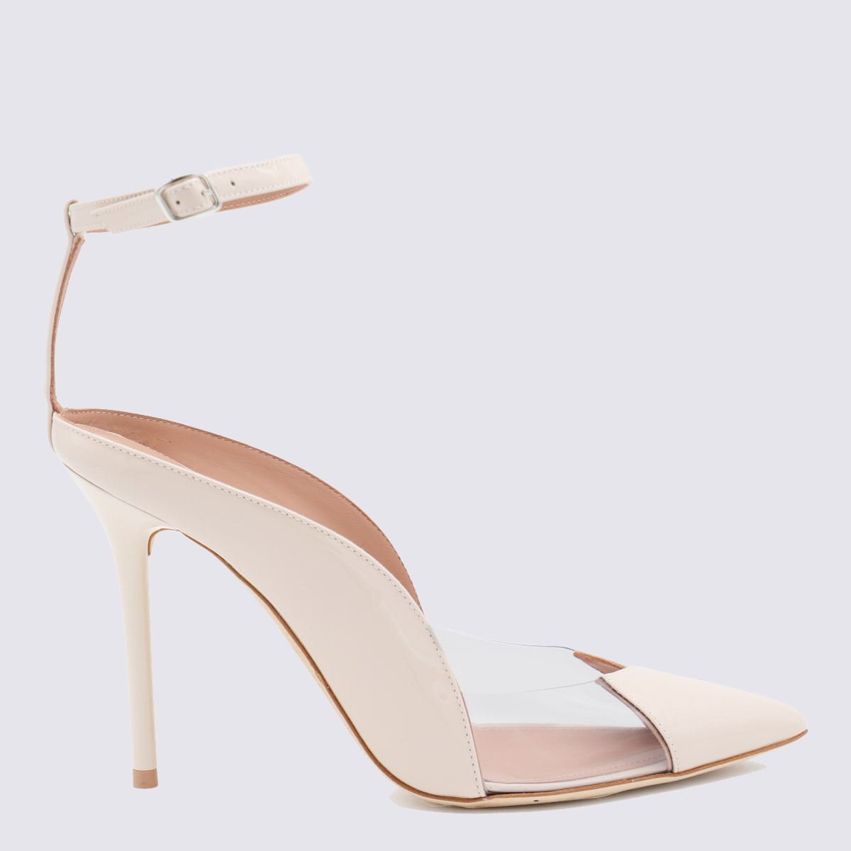 Cream Leather Pumps