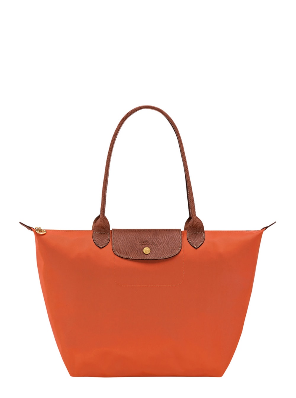 le Pliage Original Red Tote Bag With Embossed Logo In Canvas Woman