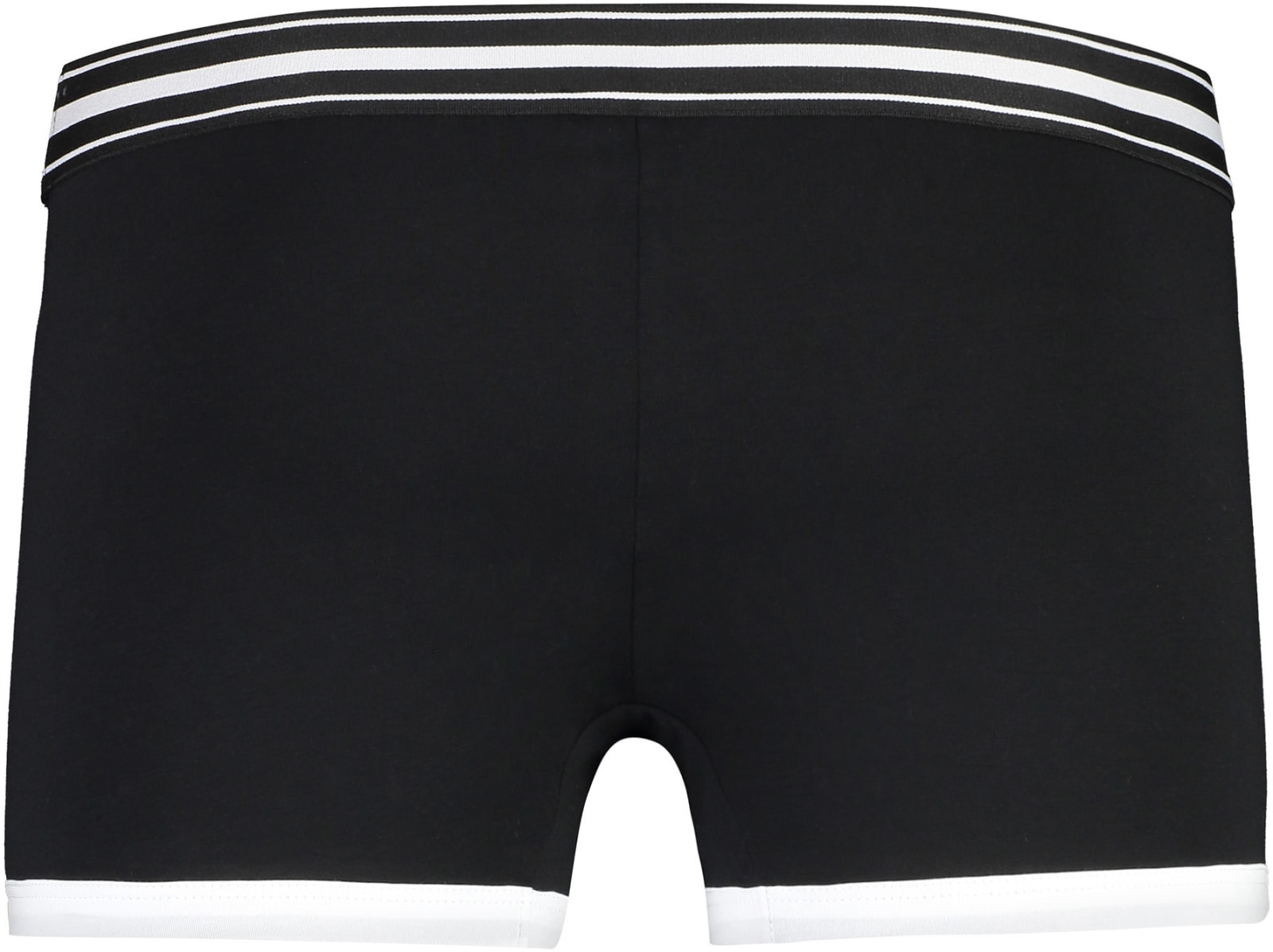 Shop Dolce & Gabbana Logoed Elastic Band Cotton Trunks In Black/white