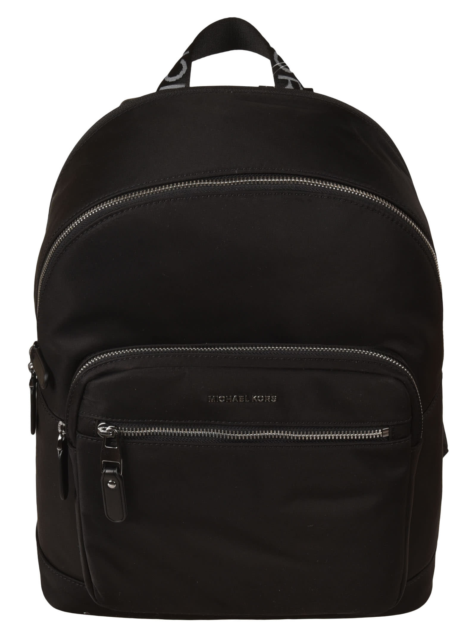 Michael Kors Embossed Logo Mesh Paneled Backpack