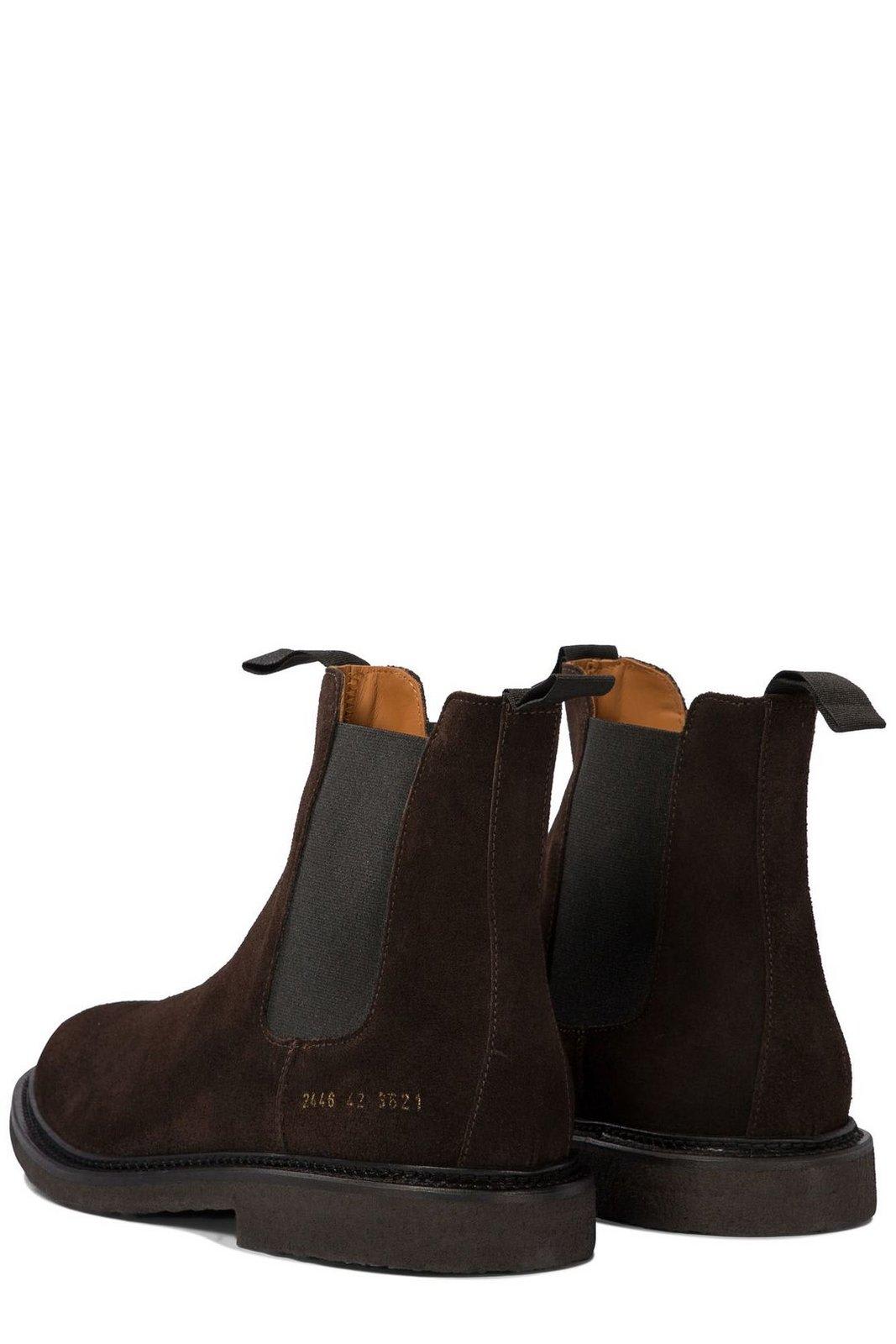 Common Projects Men Suede Chelsea Ankle Boots In Multi
