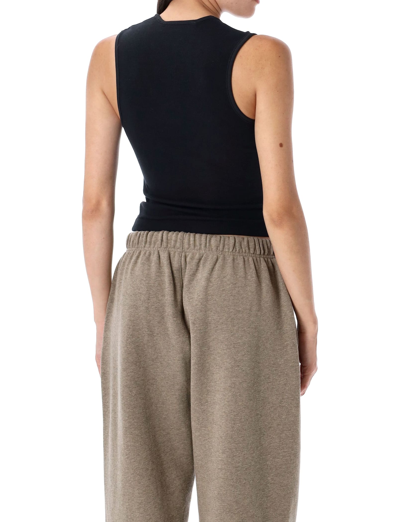 Fear Of God Rib Knit Essential Tank Top In Black
