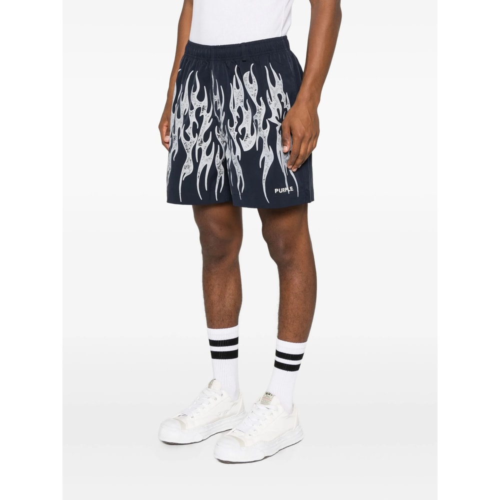 Purple Brand Short In Black