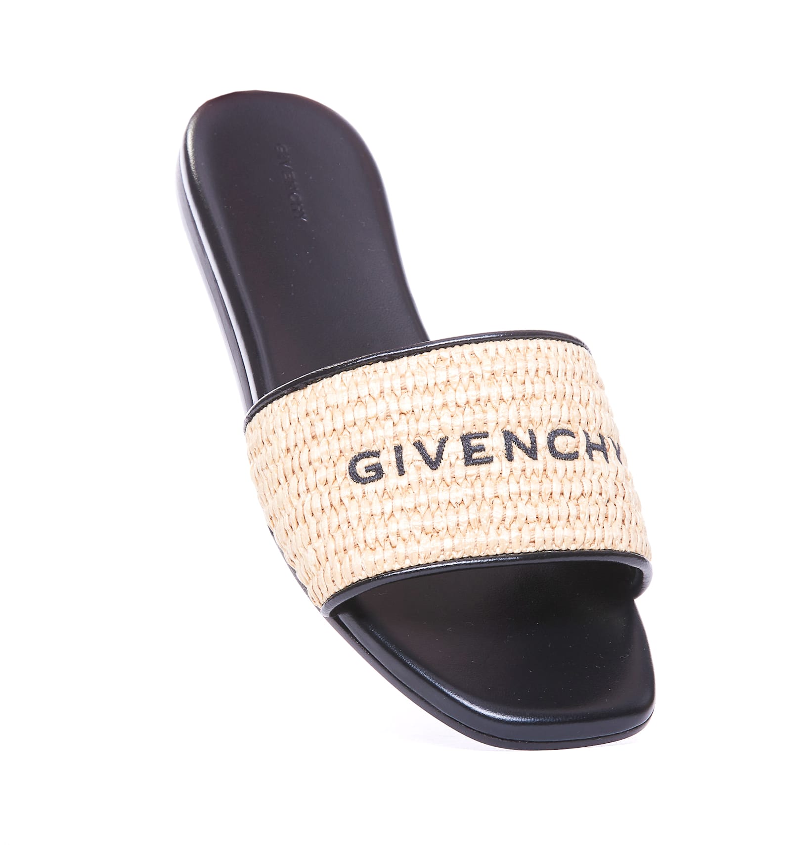 Shop Givenchy 4g Logo Sandals In Black