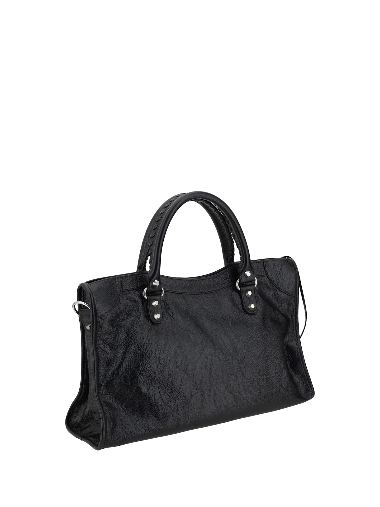 Balenciaga Women Le City Medium Handbag In Black