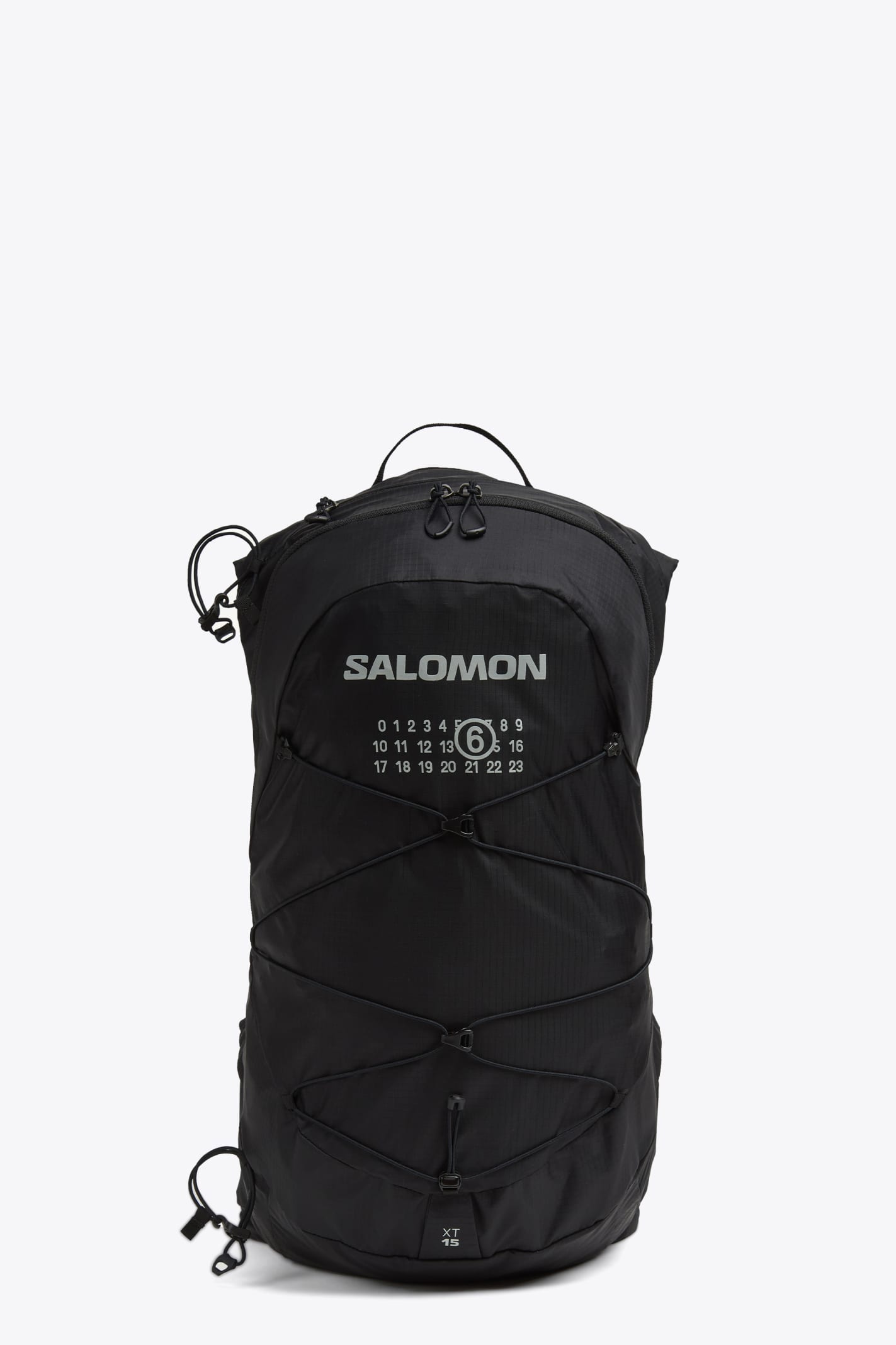 Mm6 Maison Margiela X Saloman Logo-print Backpack In Nero