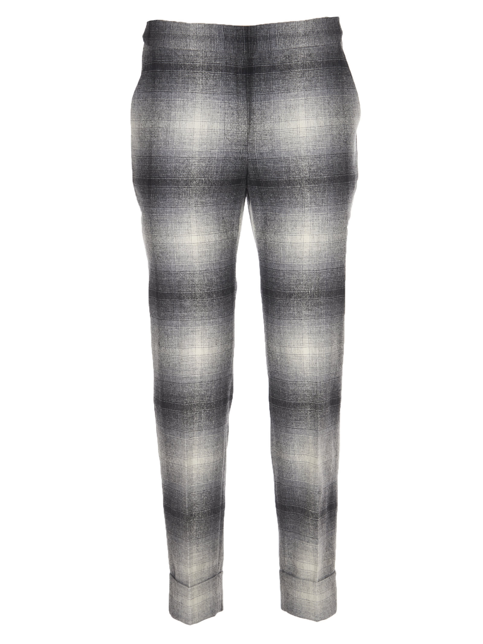 PT01 Grey Checked Trousers