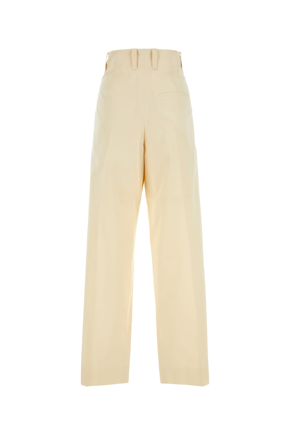 Shop Bottega Veneta Pantalone In Parchment