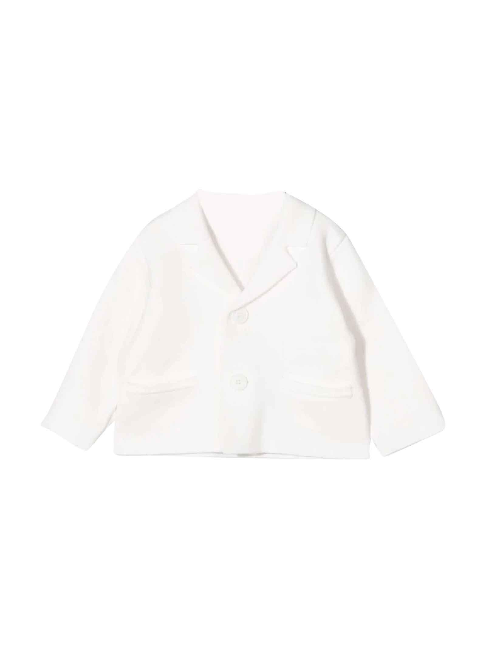 Emporio Armani white baby jacket