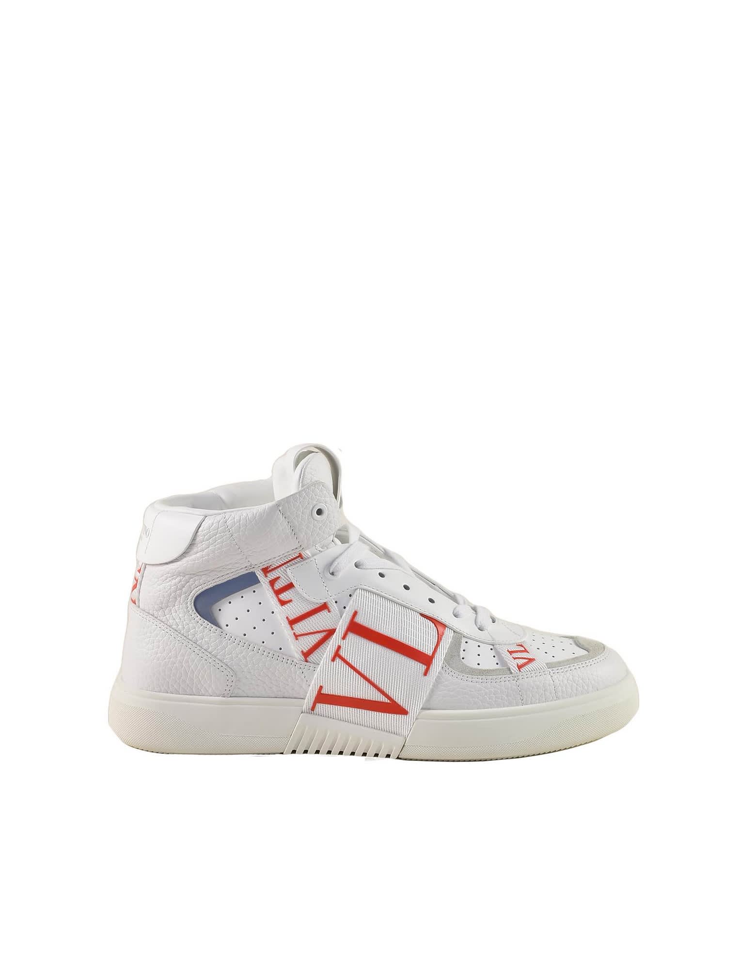 Valentino Mens White Sneakers