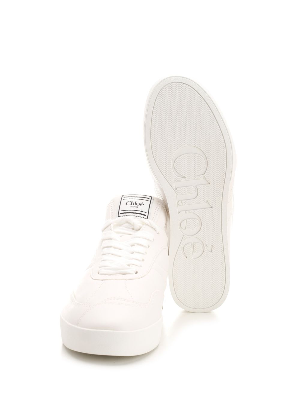 Chloé Kick Sneakers In White