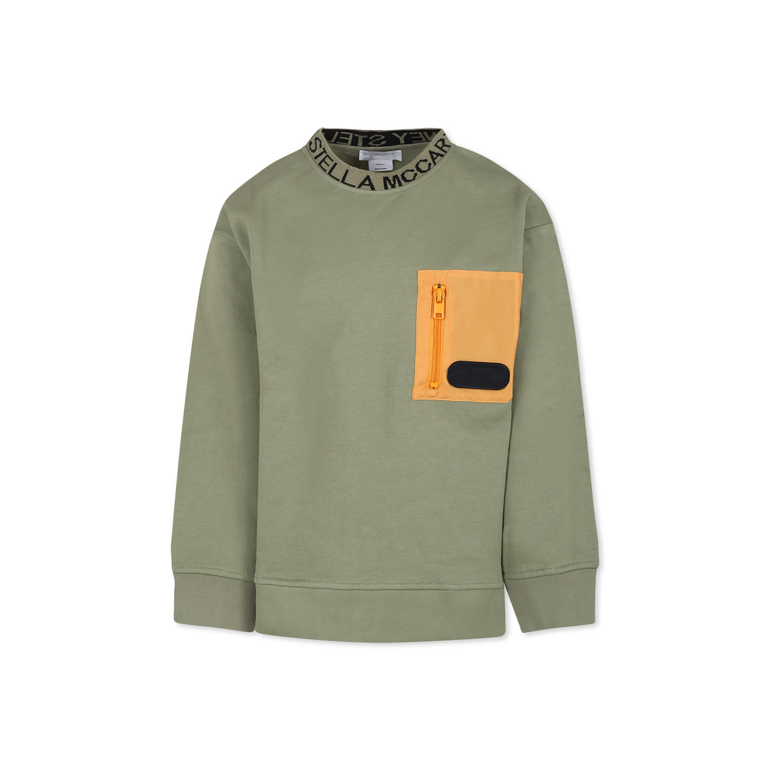 STELLA MCCARTNEY GREEN SWEATSHIRT FOR BOY 