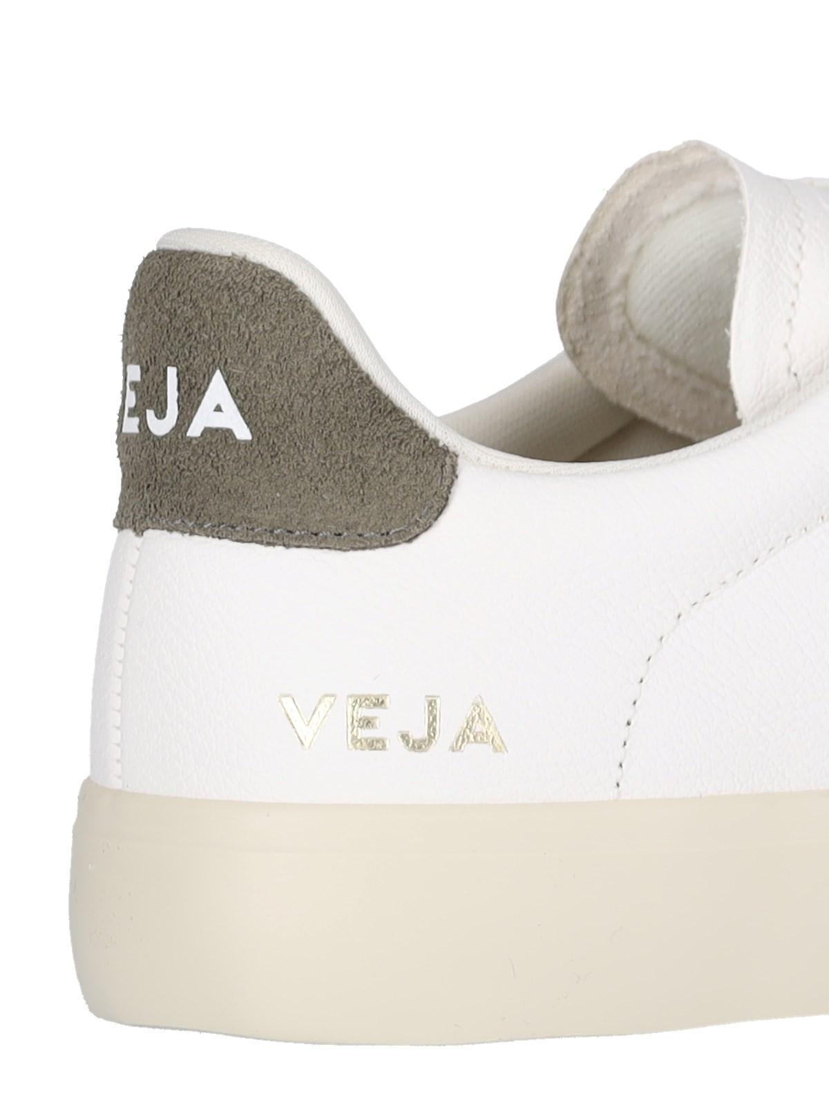 Shop Veja Camp Sneakers In Extra White Kaki
