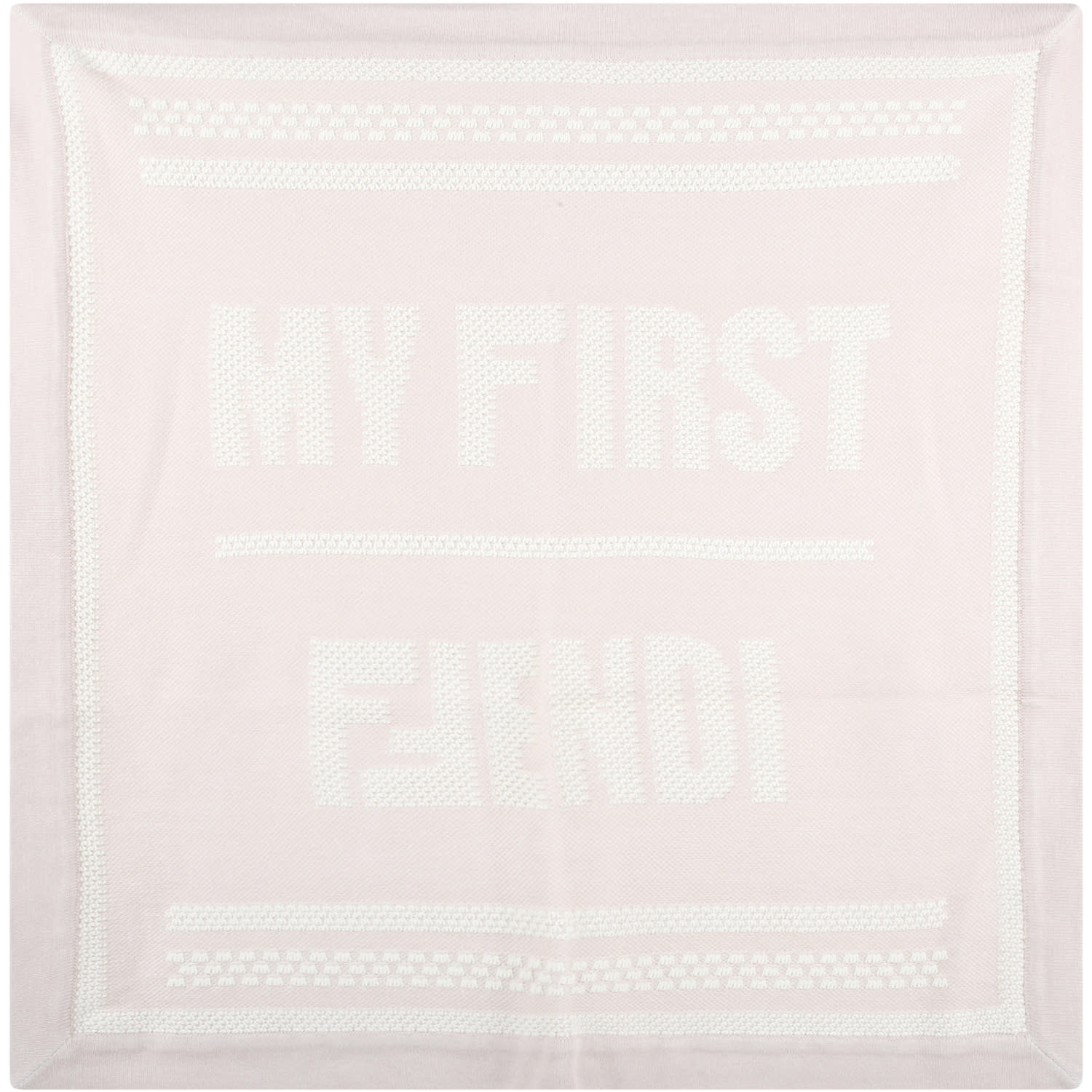 Fendi Beige Blanket For Babykids With Logo