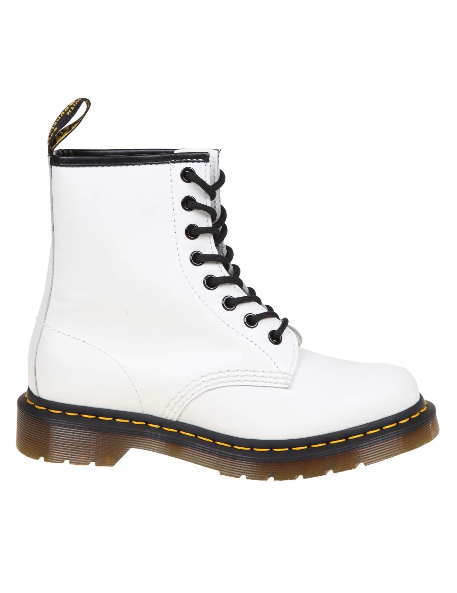 Dr. Martens Dr. martens Smooth Boots In White Leather