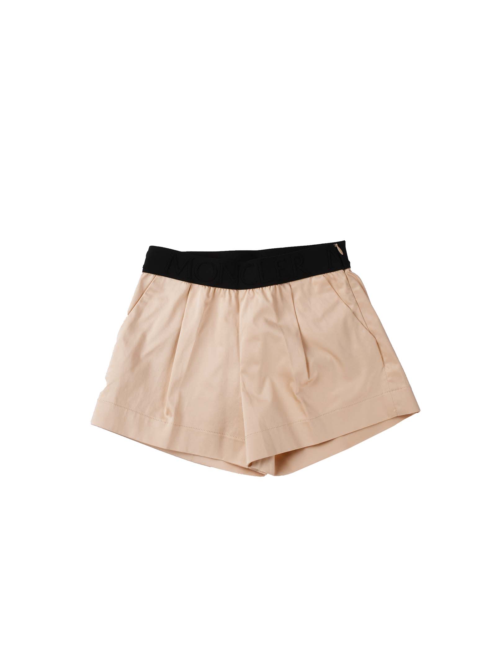 Moncler Pink Short With Elastic Waist