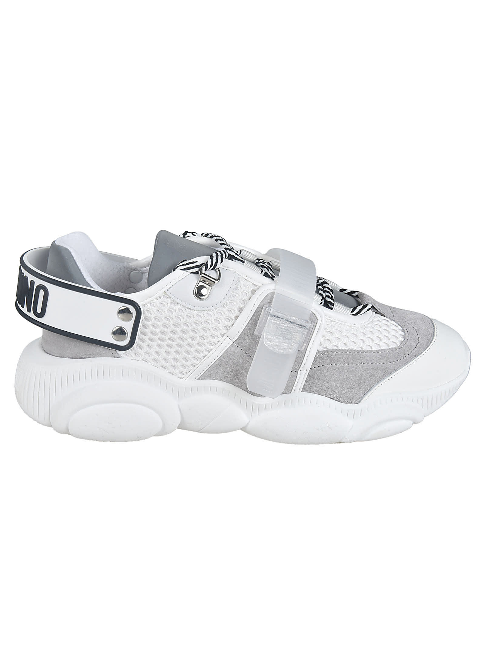 moschino logo strap sneakers