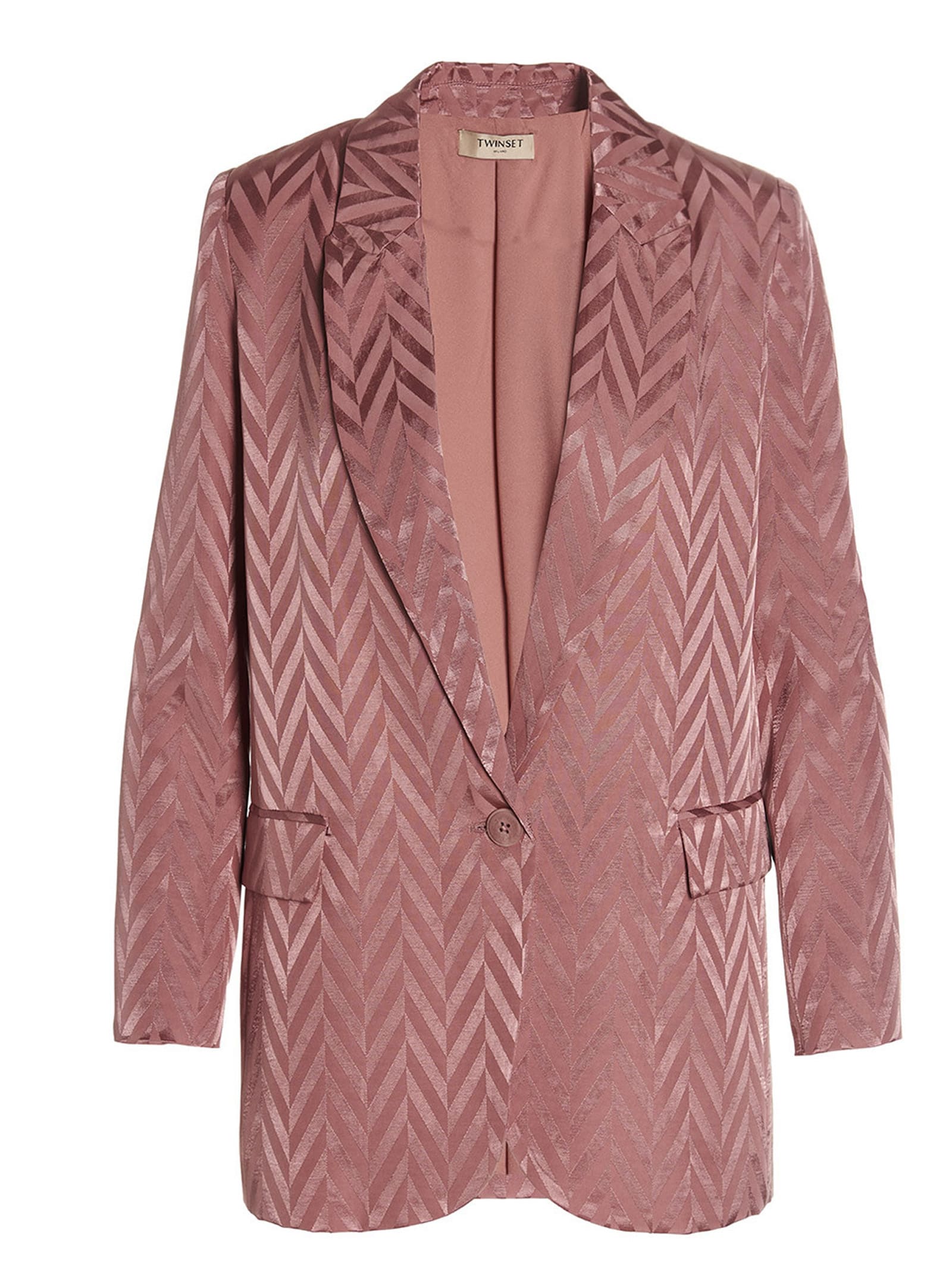 Twinset Twin-set Jackets Pink In Pink