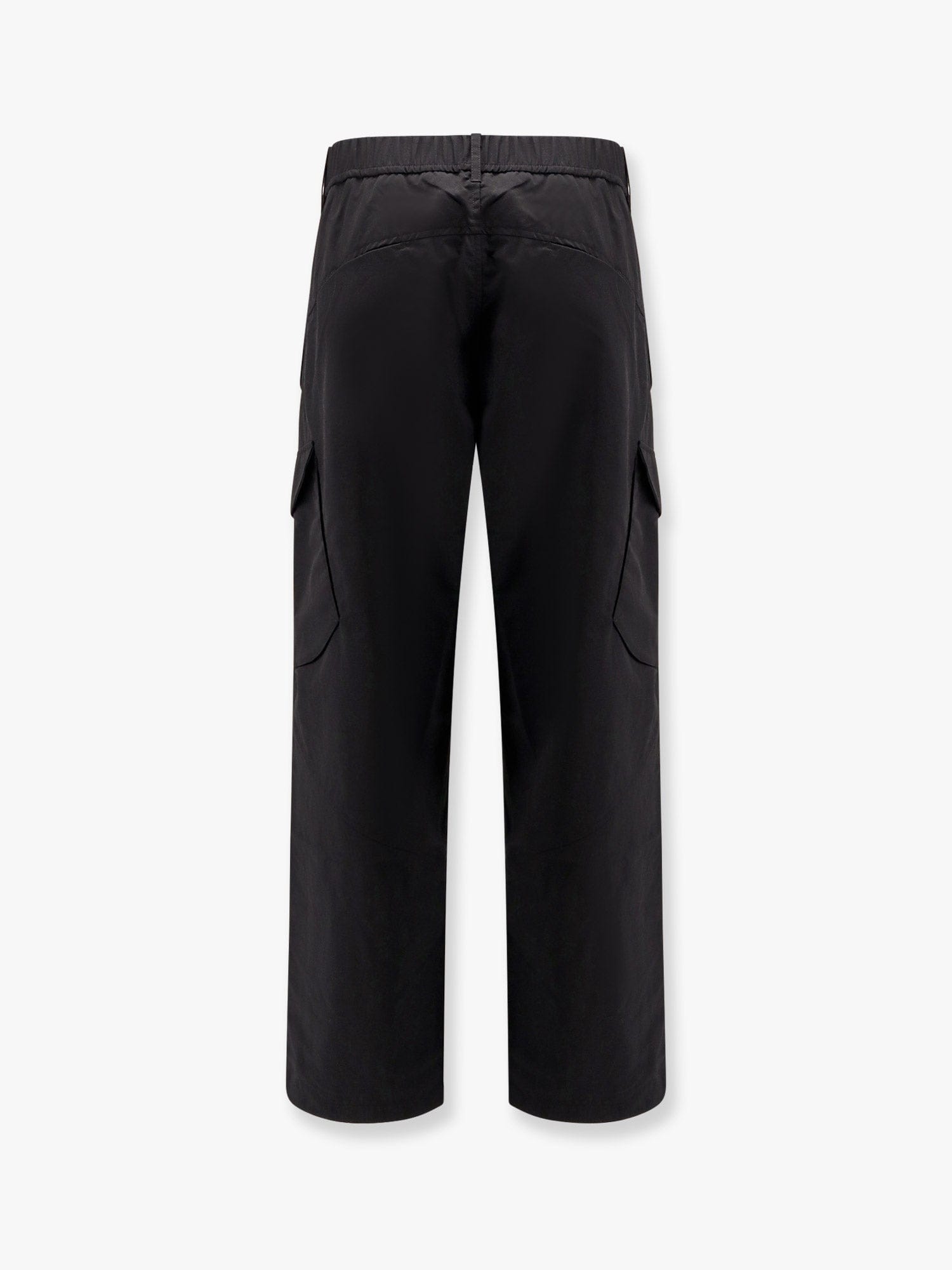 Herno Laminar Tech-popeline Cargo Trouser In Black