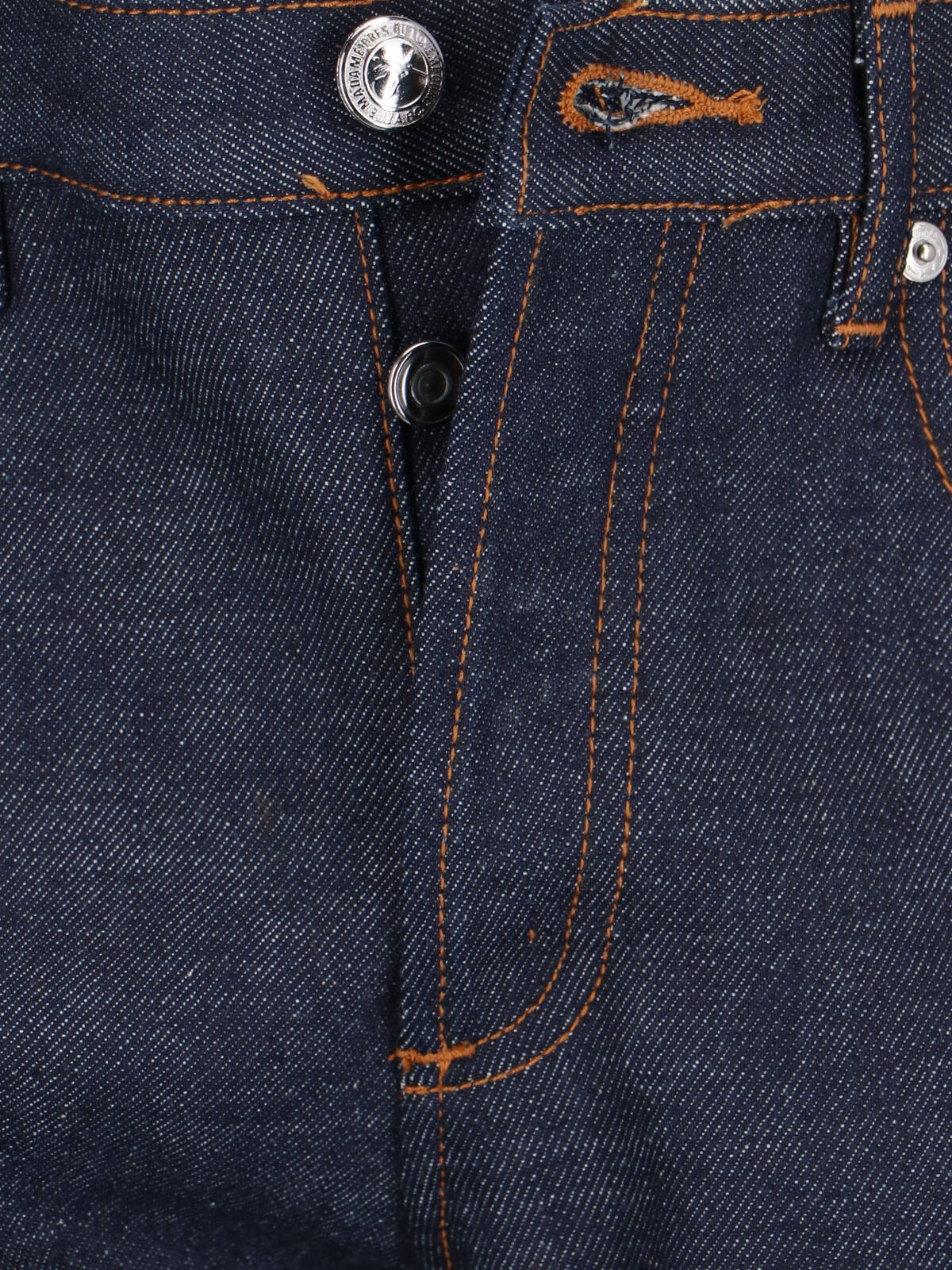 Apc Denim Midi Skirt In Blue