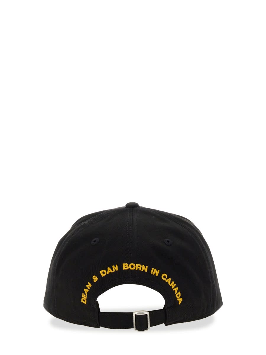 Shop Dsquared2 Baseball Hat With Logo In Black