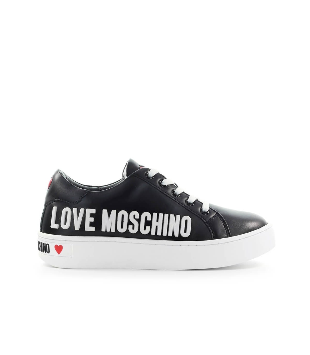 love moschino black sneakers