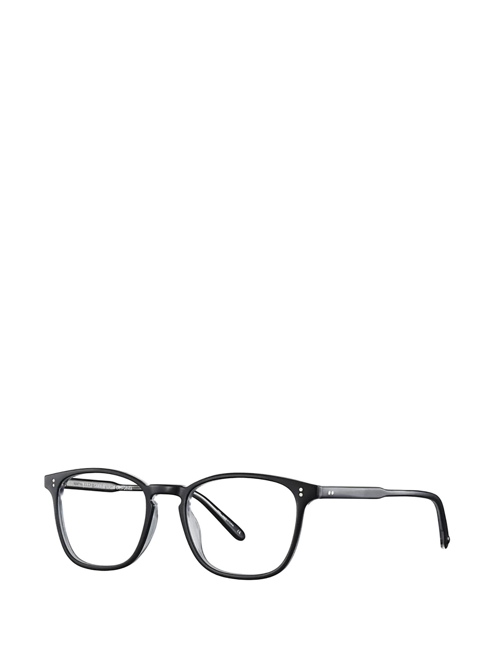 Shop Garrett Leight Boon Matte Black Glasses