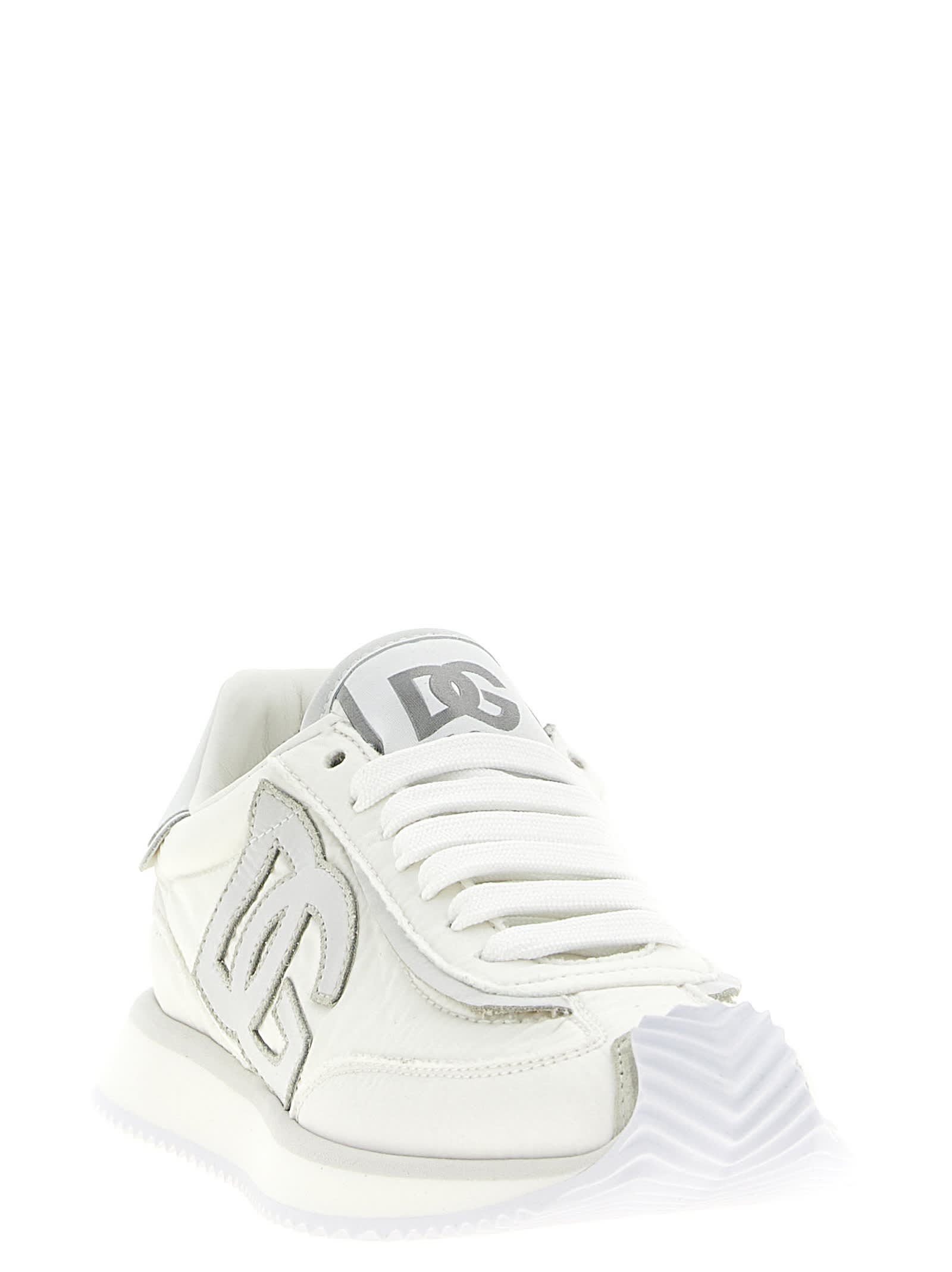 Dolce & Gabbana Dg Cushion Sneakers In Gray