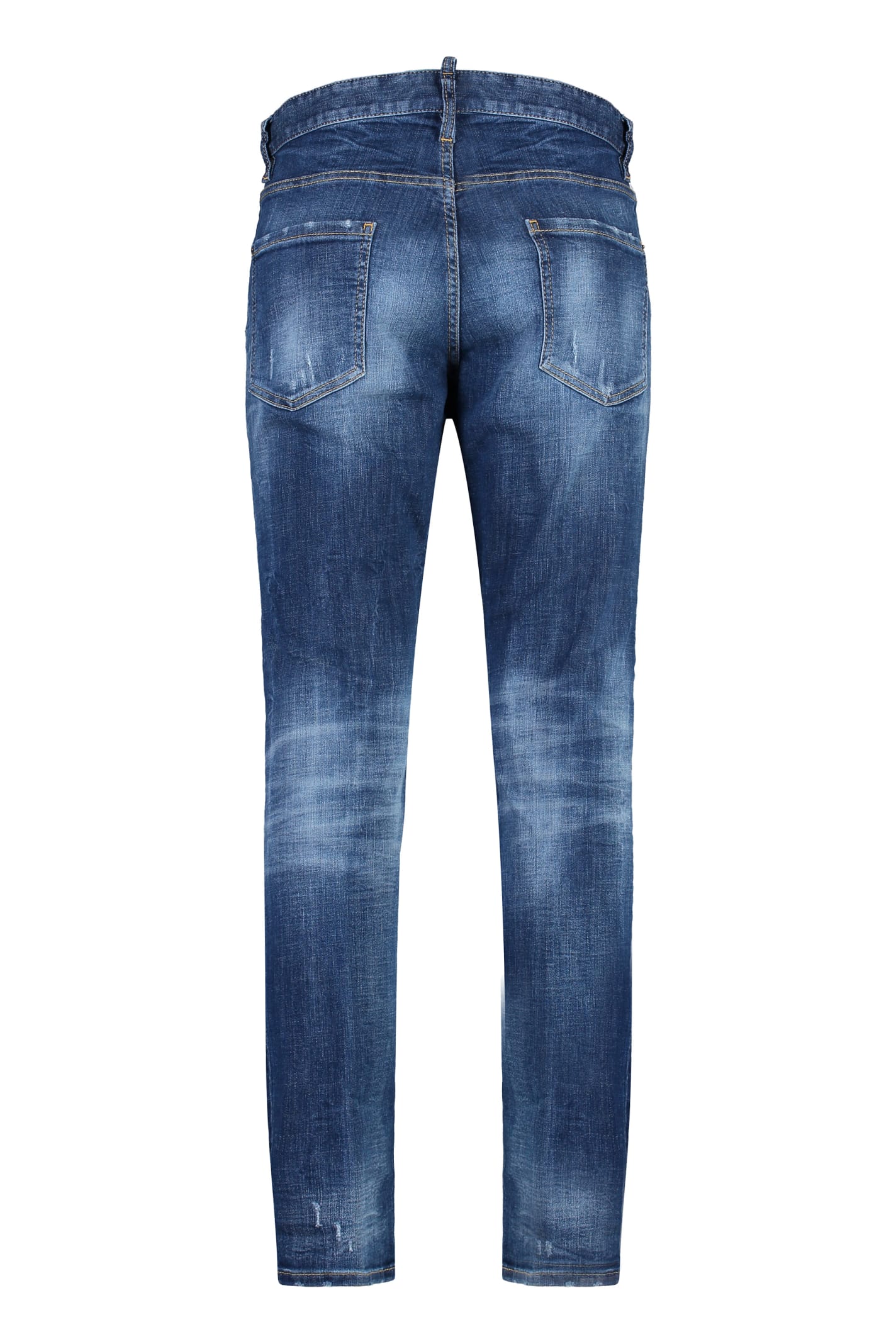 Shop Dsquared2 Cool-guy Jeans In Navy Blue