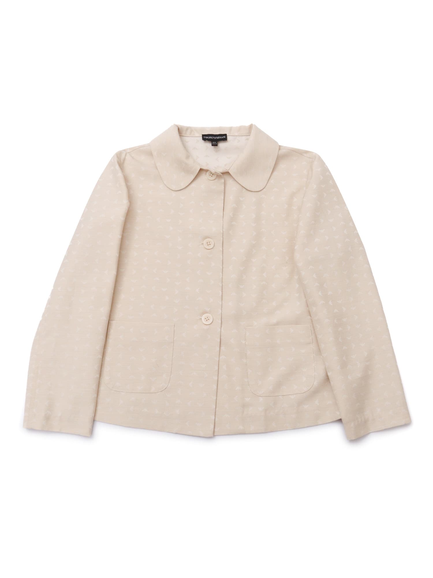 Emporio Armani Blazer In Neutral