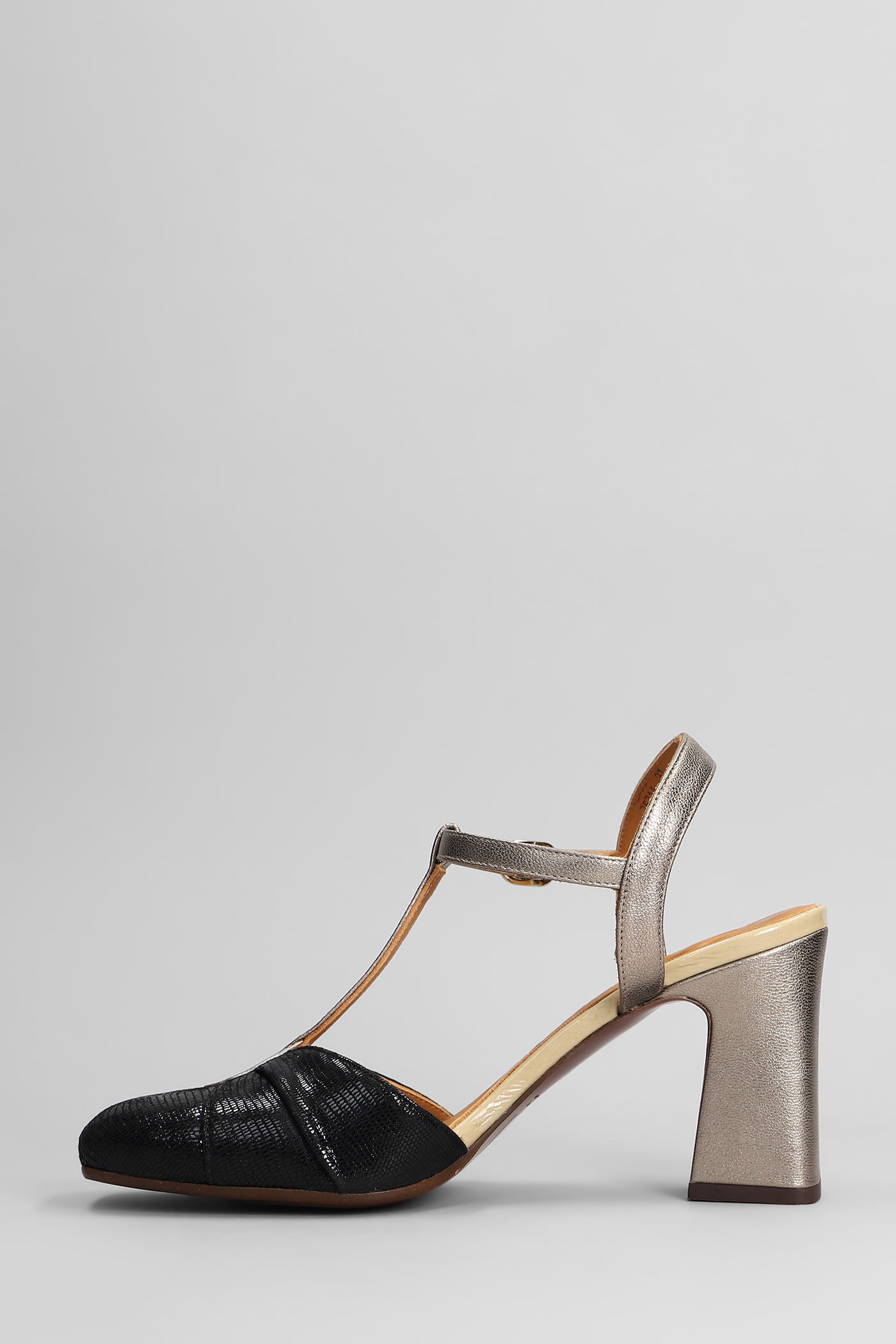 Chie Mihara Obaga 46 Pumps In Black Leather In Black
