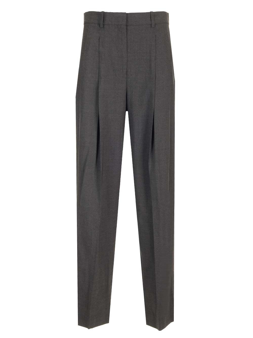 THEORY DOUBLE PLEAT TROUSERS 