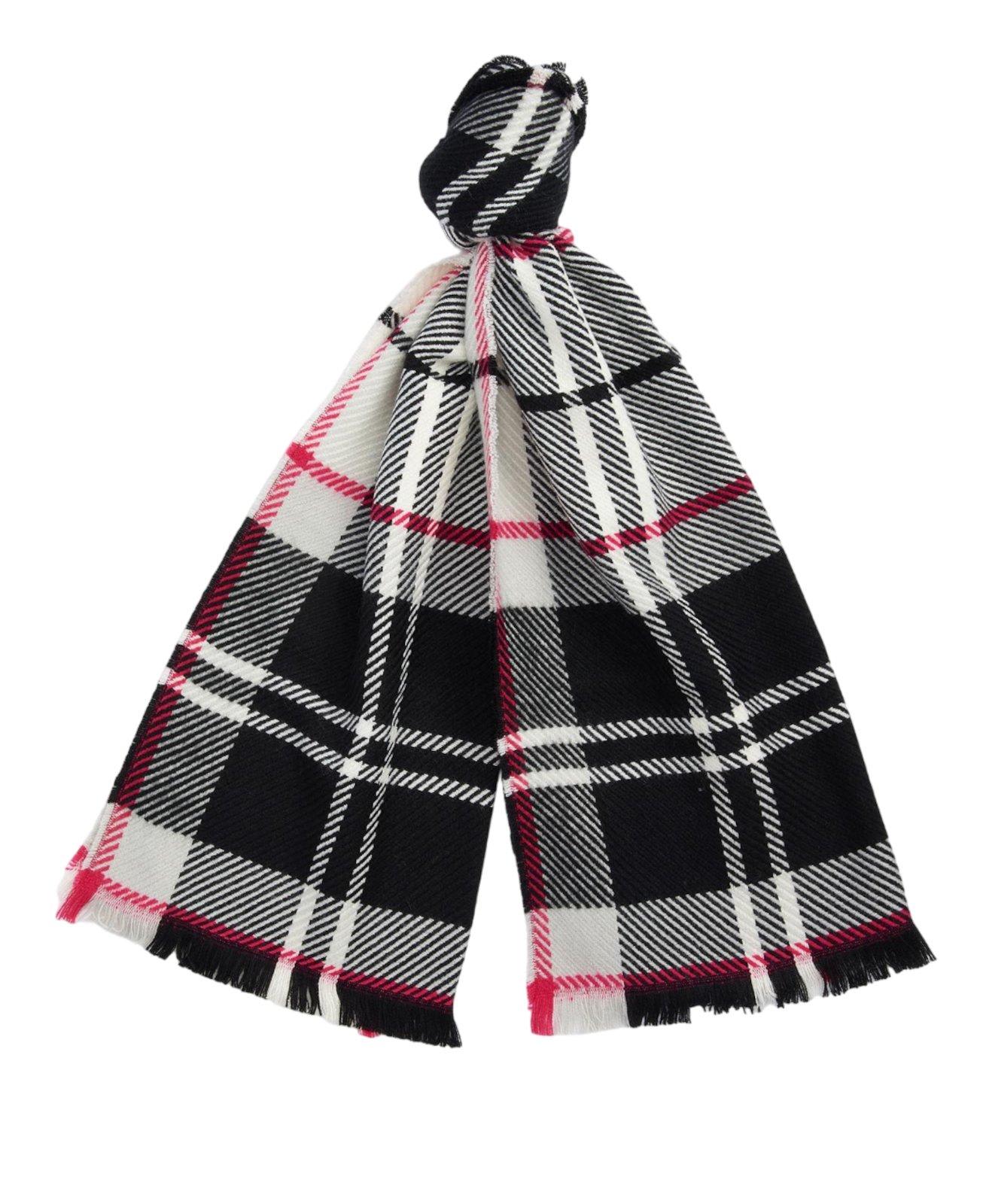 Barbour Pendle Logo Patch Ribbed Beanie Scarf Set In Multicolor