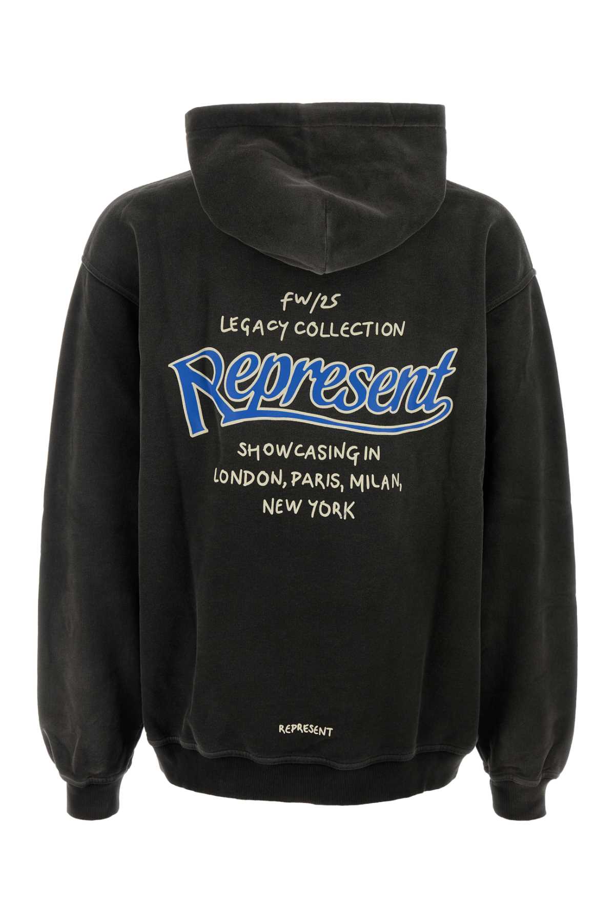 Represent Black Cotton Sweatshirt In Gray
