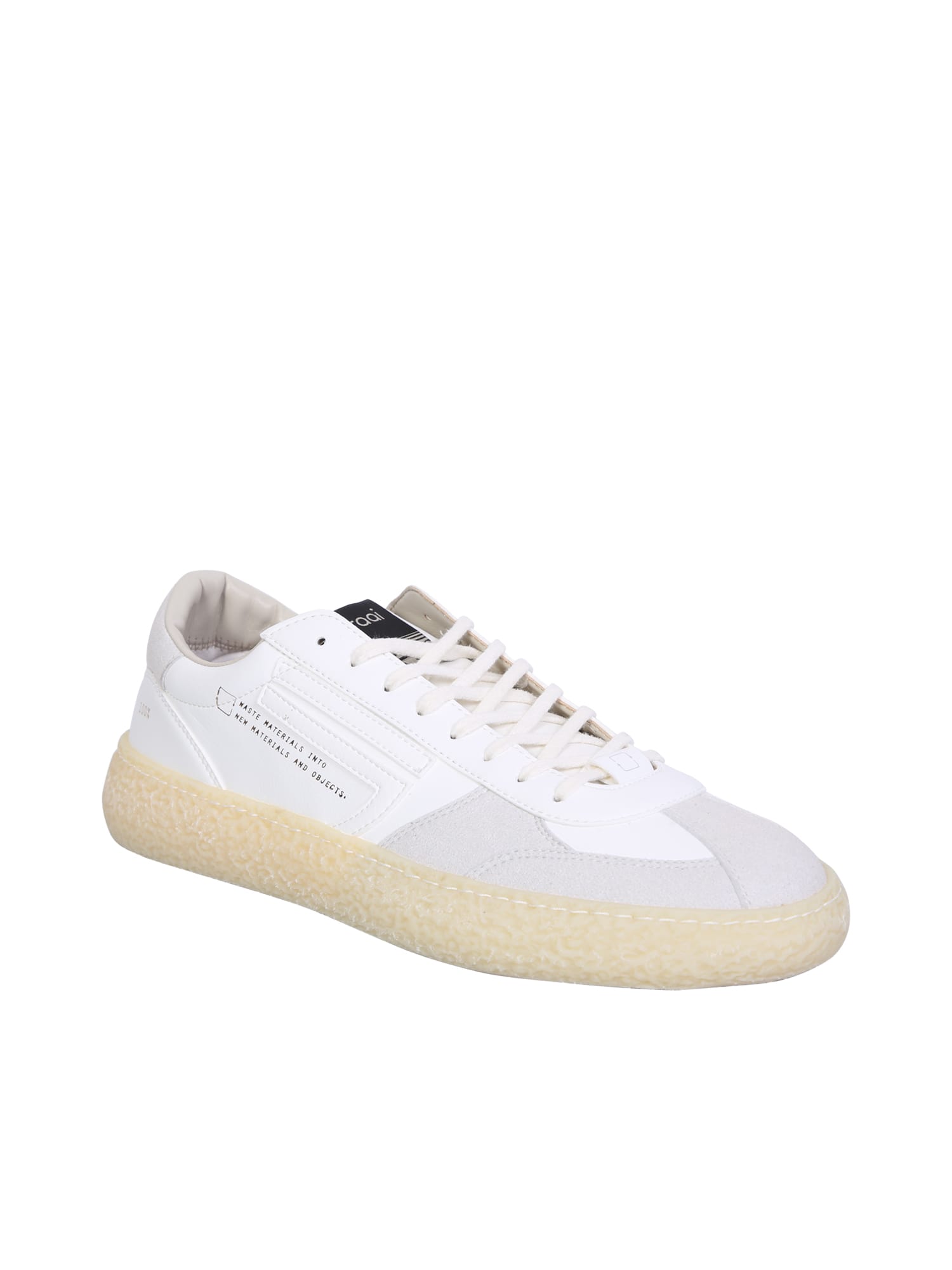 Shop Puraai Classic Sneakers In White