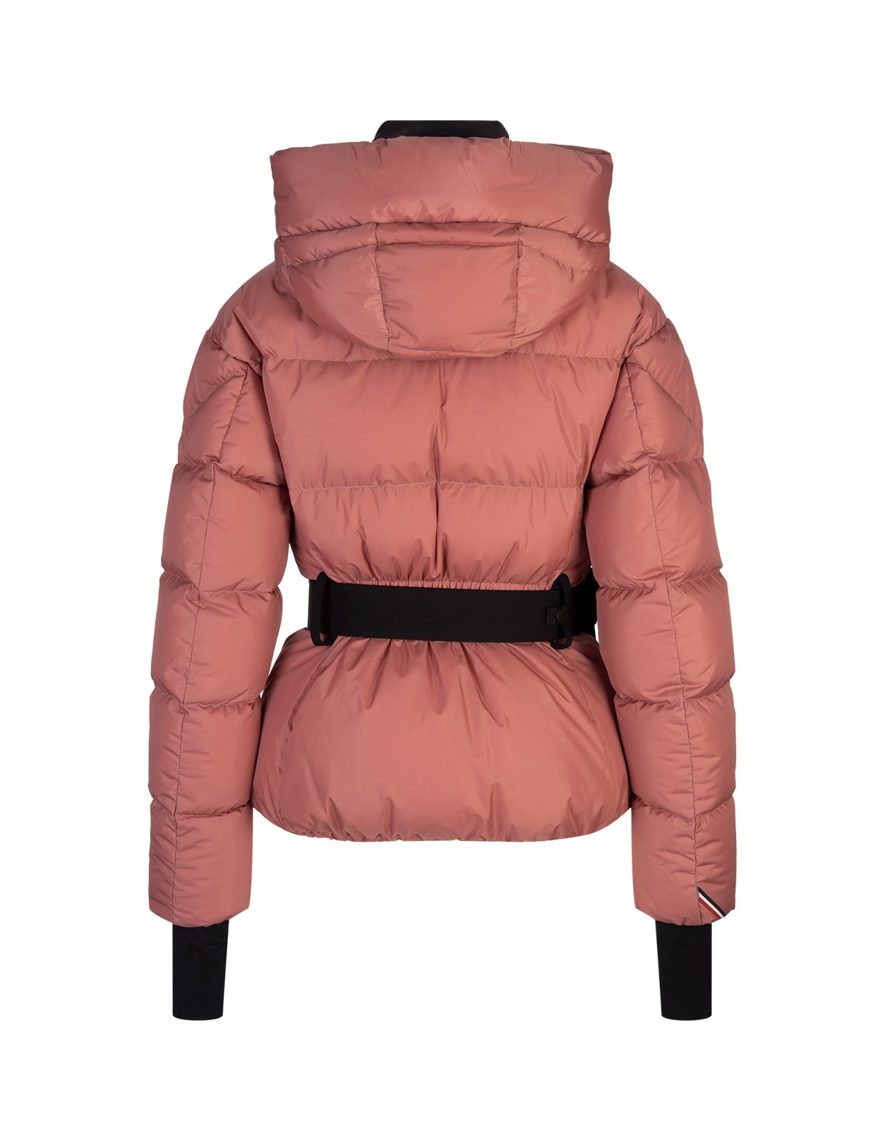 Shop Moncler Pink Bouquetin Short Down Jacket