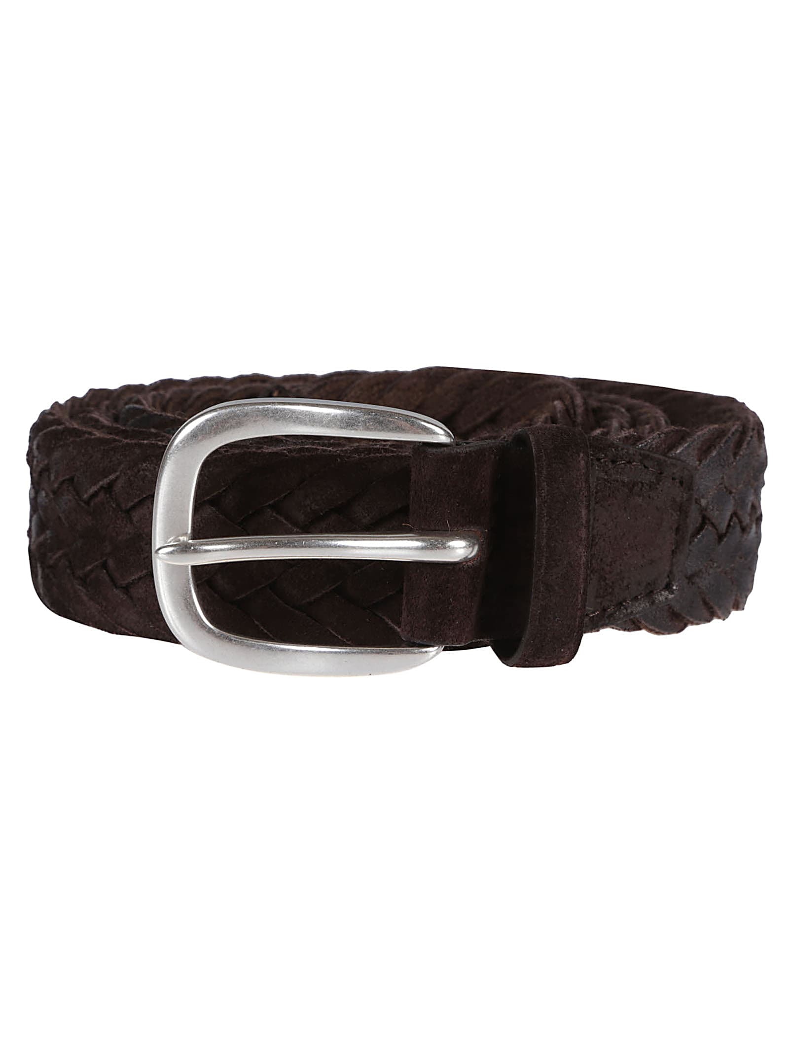 Shop Orciani Winter Suede Belt In Tmo Testa Moro