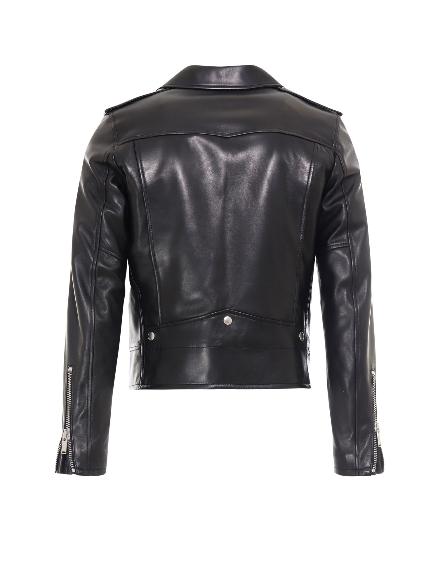 Shop Saint Laurent Jacket In Black