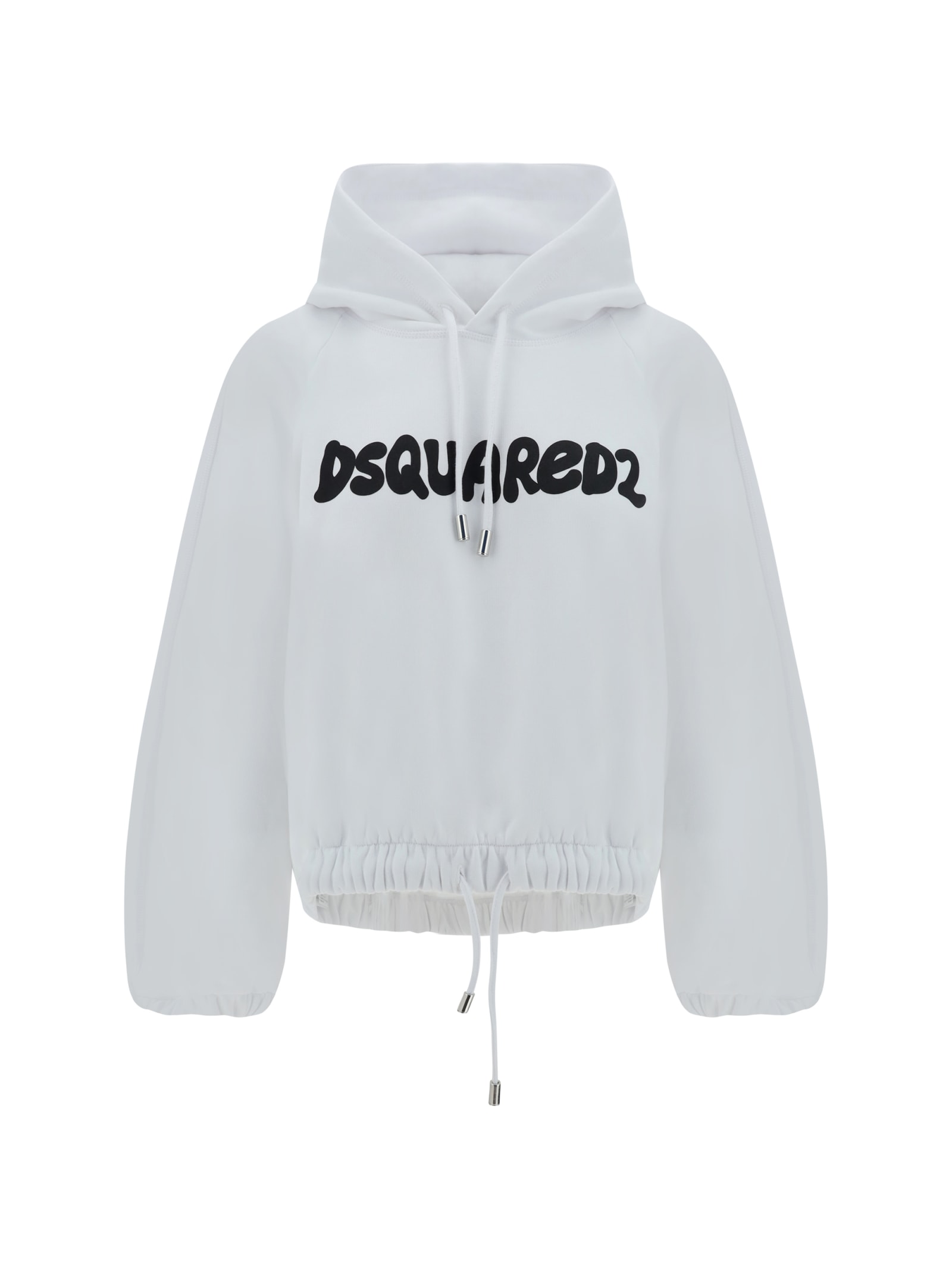 Shop Dsquared2 Hoodie In Bianco